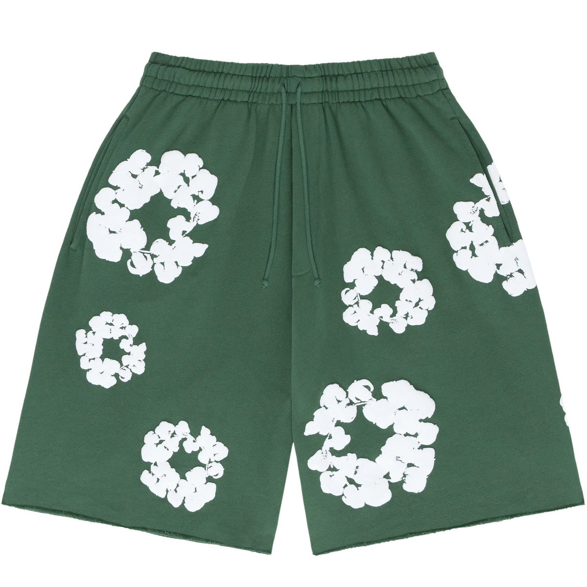 "Flower" Shorts Green