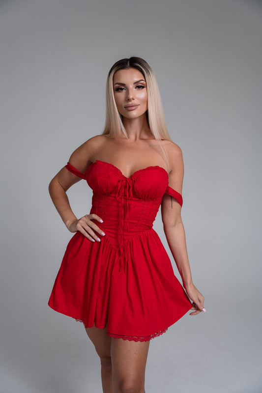 AYLIN KORSETT-SPITZENKLEID
